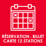 Réservation avec carte 12 stations (Skiez le Québec)